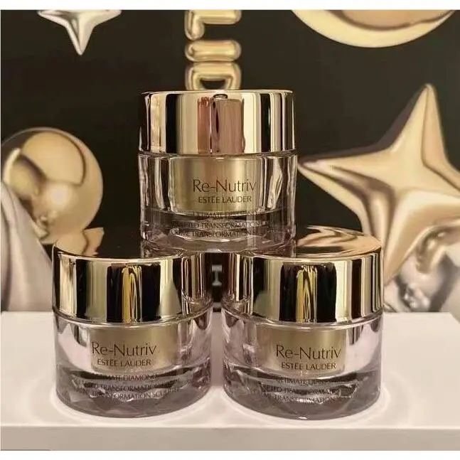 3 Estee Lauder Re-nutriv Diamond Sculpted Transformation Creme .5 OZ 15ML