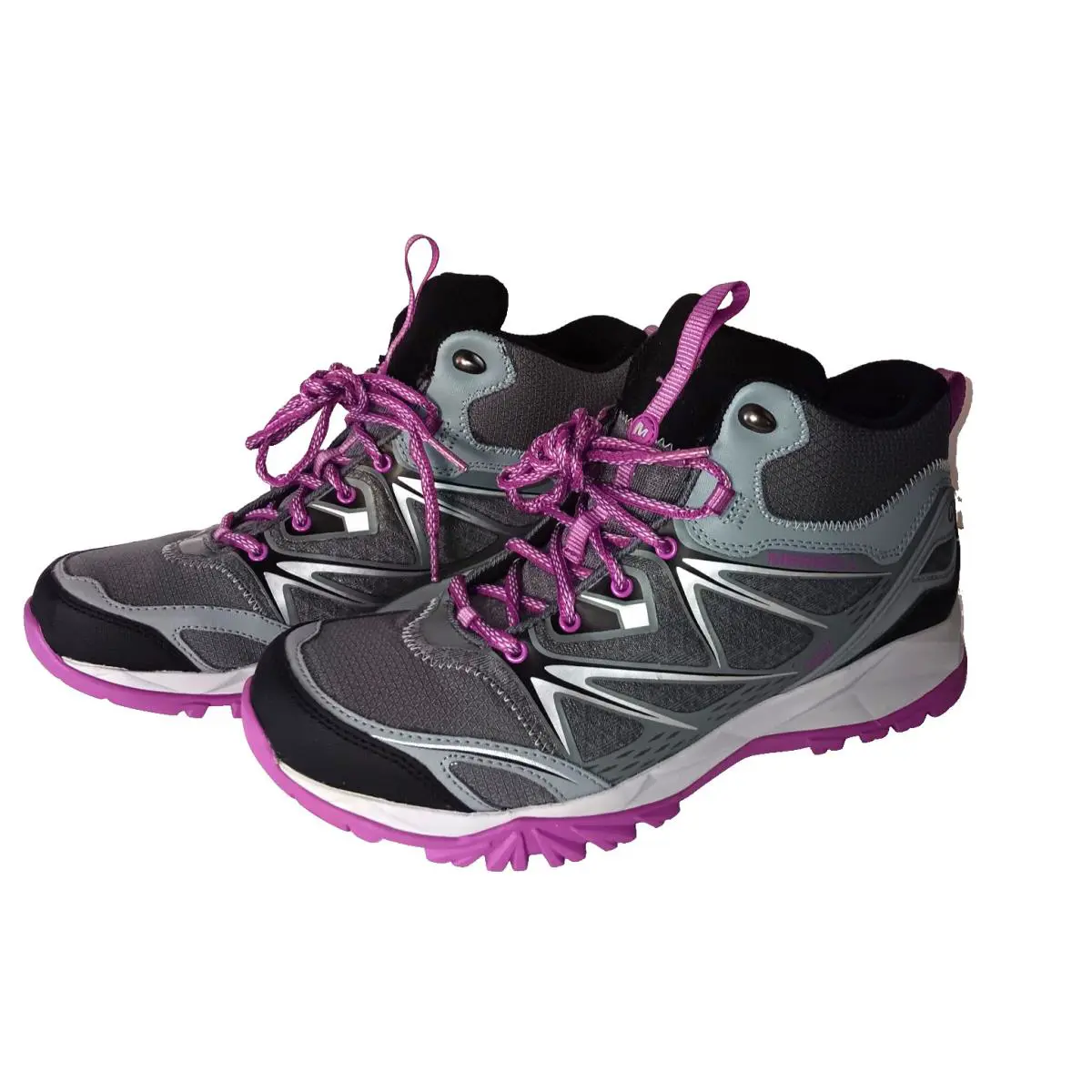 Merrell shoes - Merrell Capra Bolt Mid Waterproof - J35442 - Grey/Purple (UPC: 044214867134) 3
