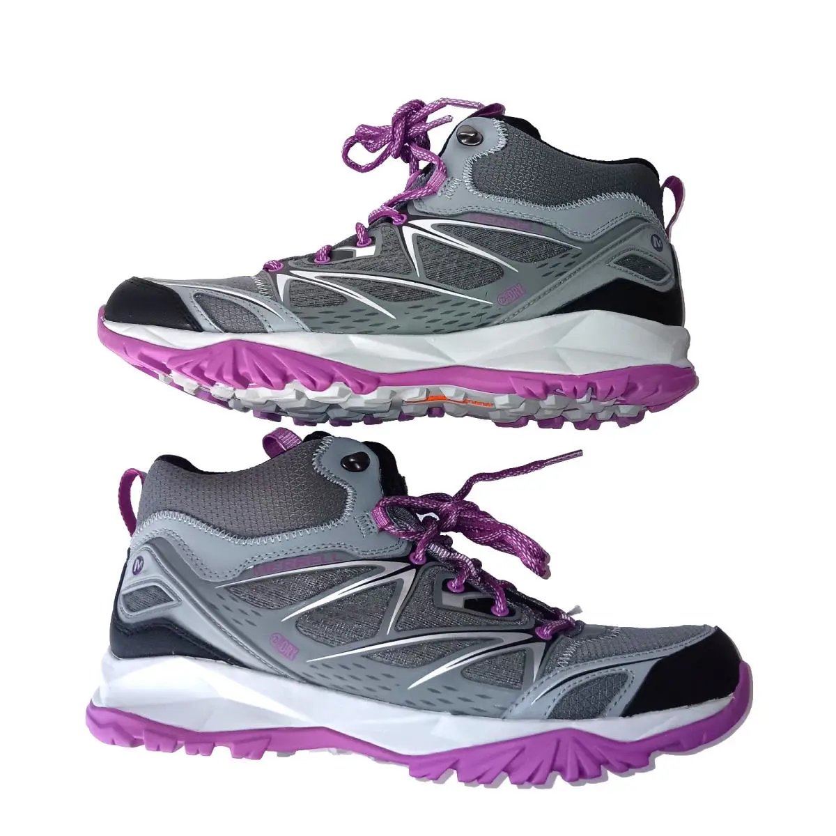 Merrell shoes - Merrell Capra Bolt Mid Waterproof - J35442 - Grey/Purple (UPC: 044214867134) 6