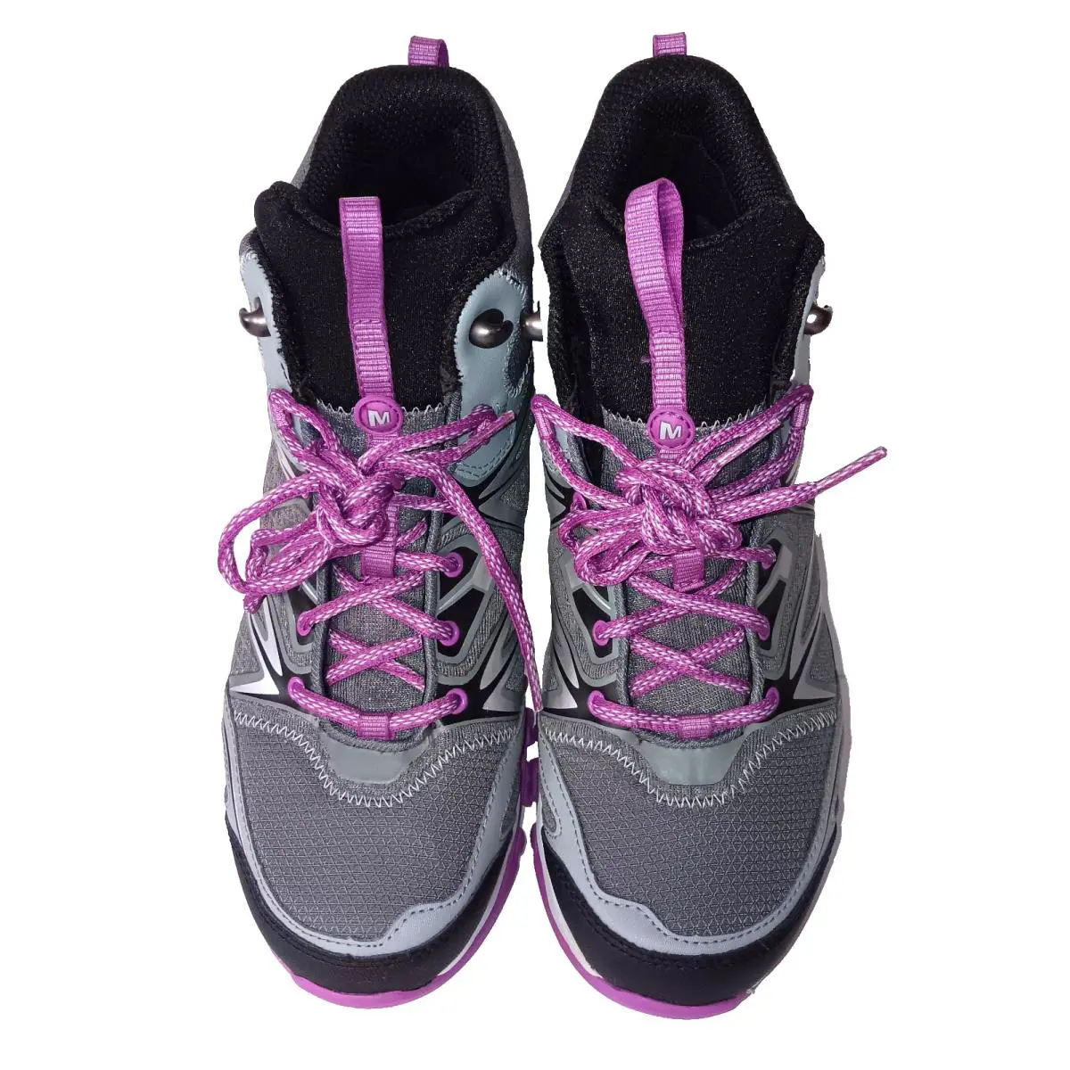 Merrell shoes - Merrell Capra Bolt Mid Waterproof - J35442 - Grey/Purple (UPC: 044214867134) 7