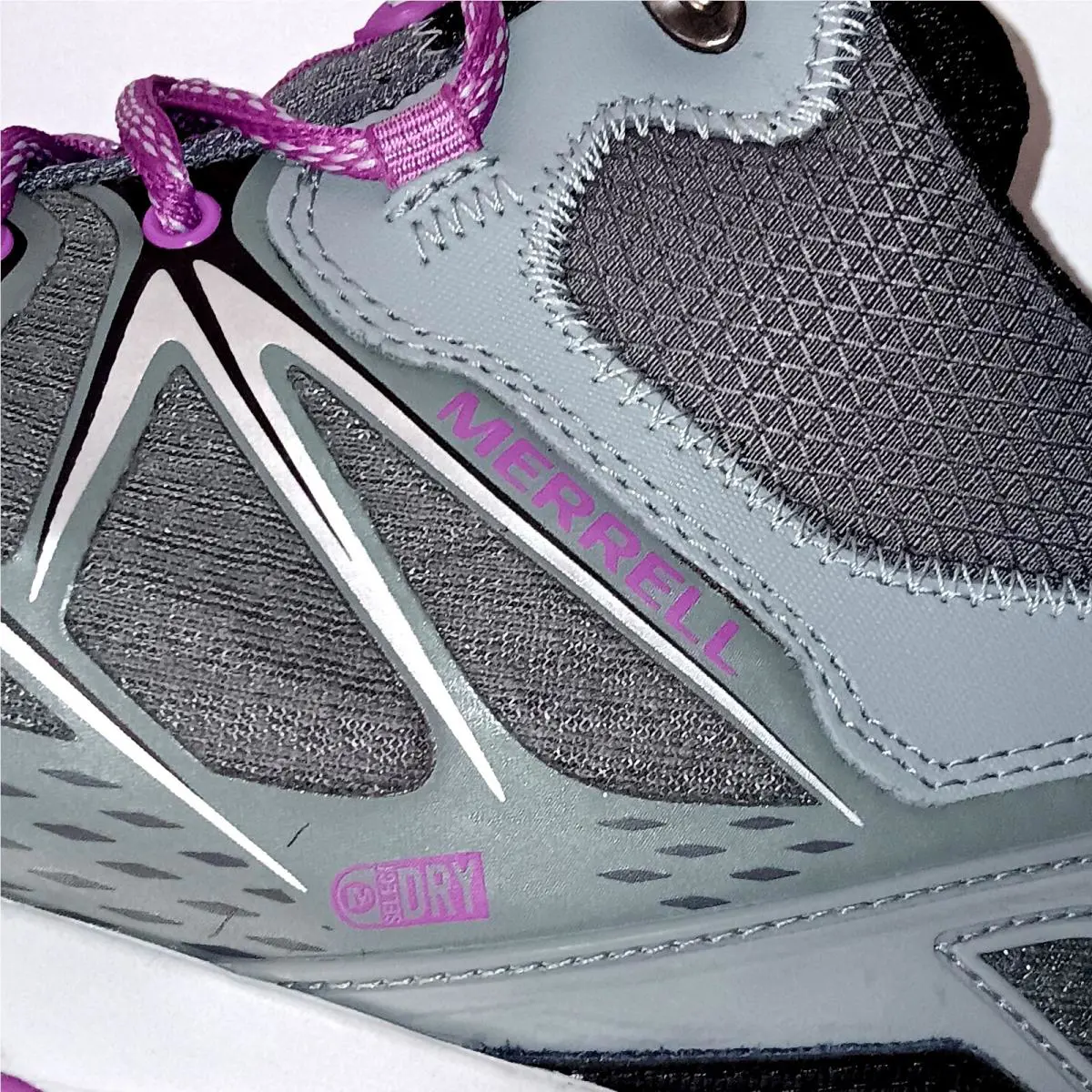 Merrell shoes - Merrell Capra Bolt Mid Waterproof - J35442 - Grey/Purple (UPC: 044214867134) 2