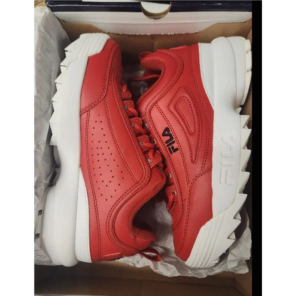Fila shoes - FILA Disruptor II - Disruptor - 5FM00540602 - Premium Red/Black-White (UPC: 607949805972) 5