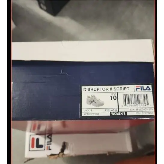 Fila shoes - Disruptor II Script - Disruptor Script - 5FM00403-125 - White 9