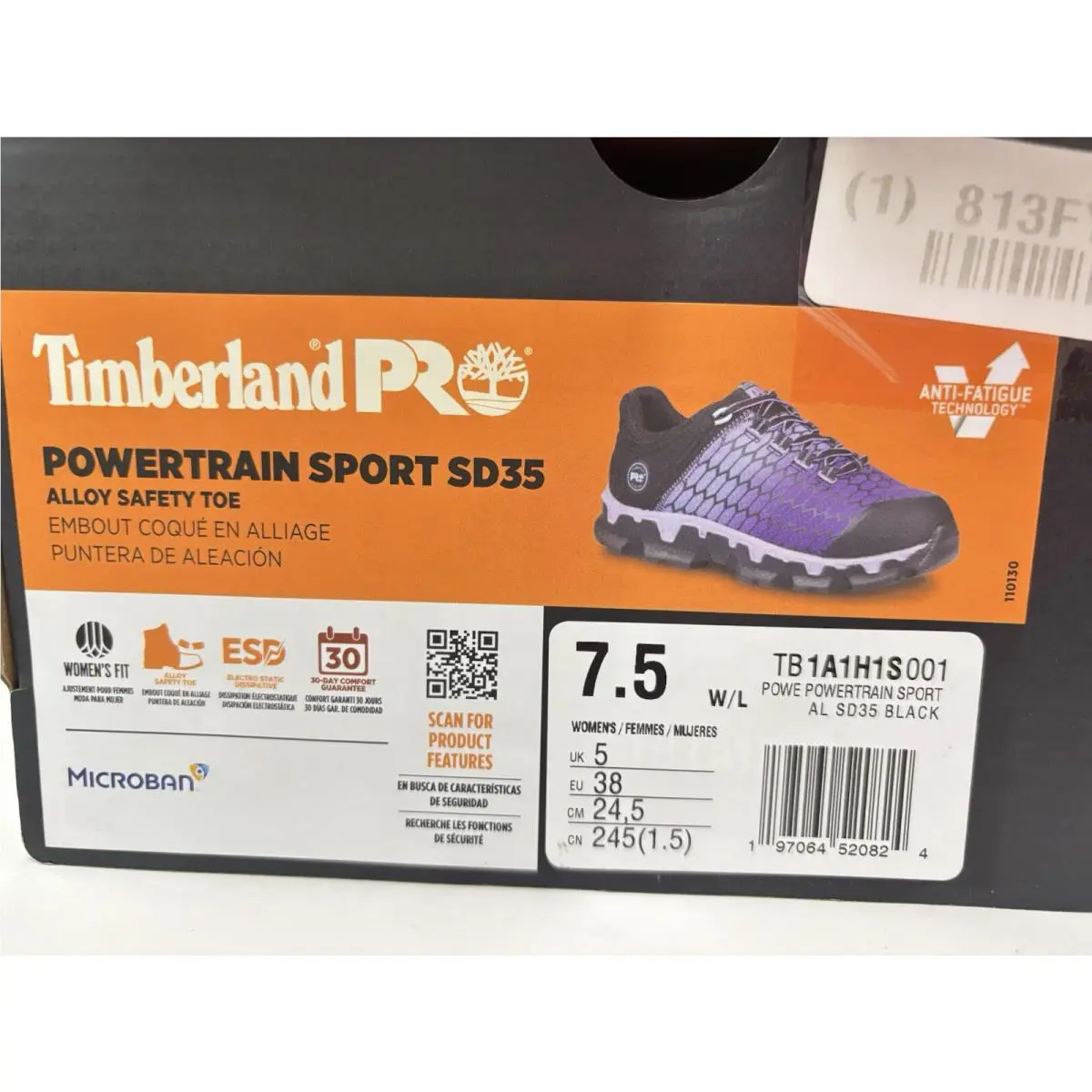 Timberland shoes - Powertrain - Powertrain - Black & Purple (UPC: 197064520824) 1