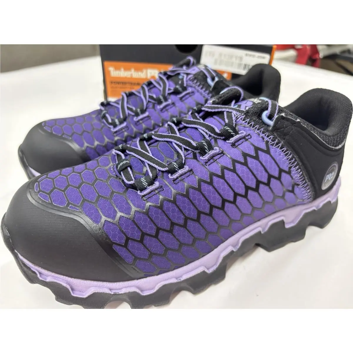 Timberland Pro Women`s Purple Powertrain Sport SD35 Work Sneakers US Size 7.5W