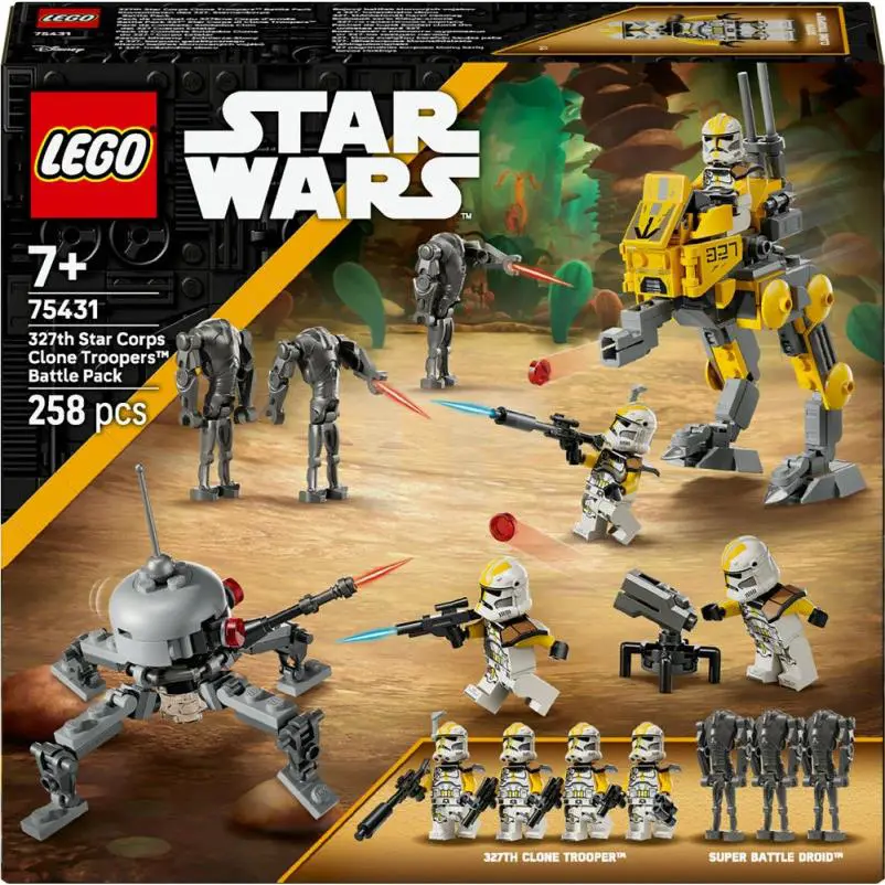 Lego Star Wars 327th Star Corps Troopers Battle Pack 75431 Building Set