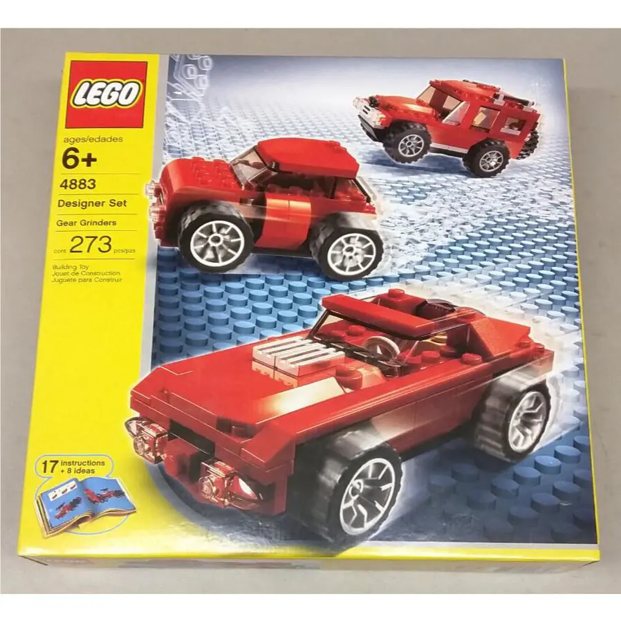 Lego Designer Set 4883 Gear Grinders Truck Suv Race Car Tractor Semi Creator