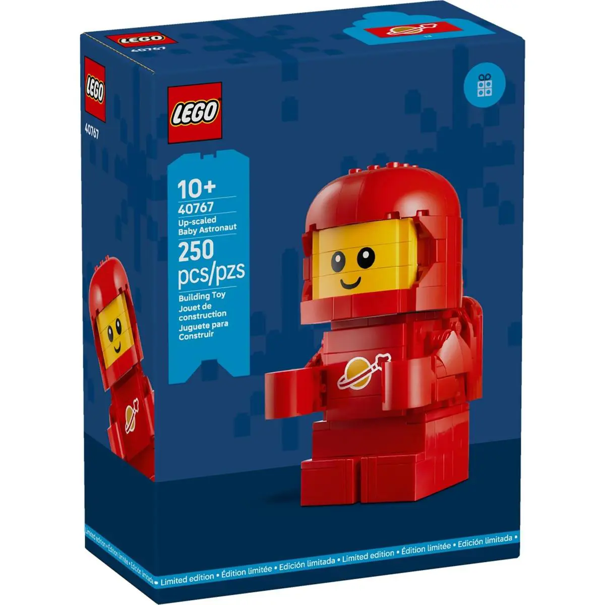 Lego Up-scaled Baby Astronaut Set 40767 Space Baby Gwp Promo Big Minifig