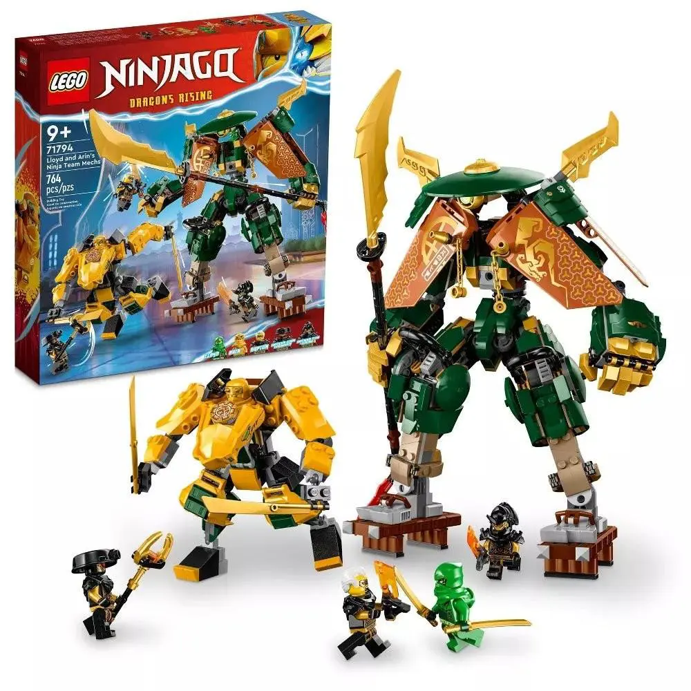 Lego Ninjago Lloyd and Arin`s Ninja Team Mechs Ninja Building Set 71794