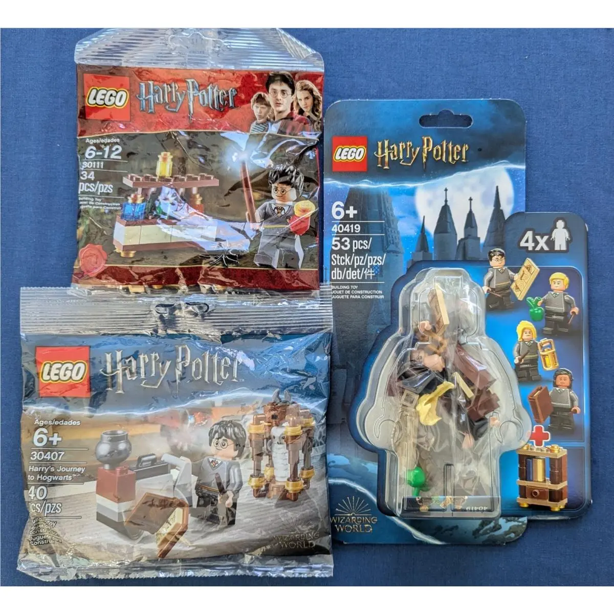 Lego Harry Potter Mini Figures 40419 30111 Journey to Hogwarts 30407