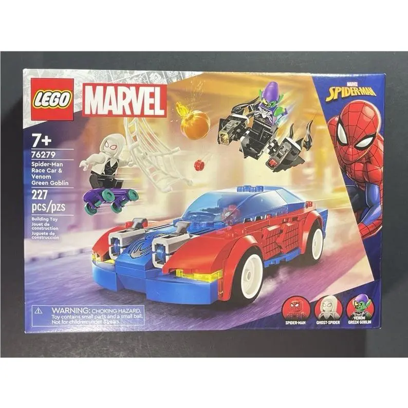 Lego Marvel Set 76279 Spider-man Race Car Venom Green Gobl