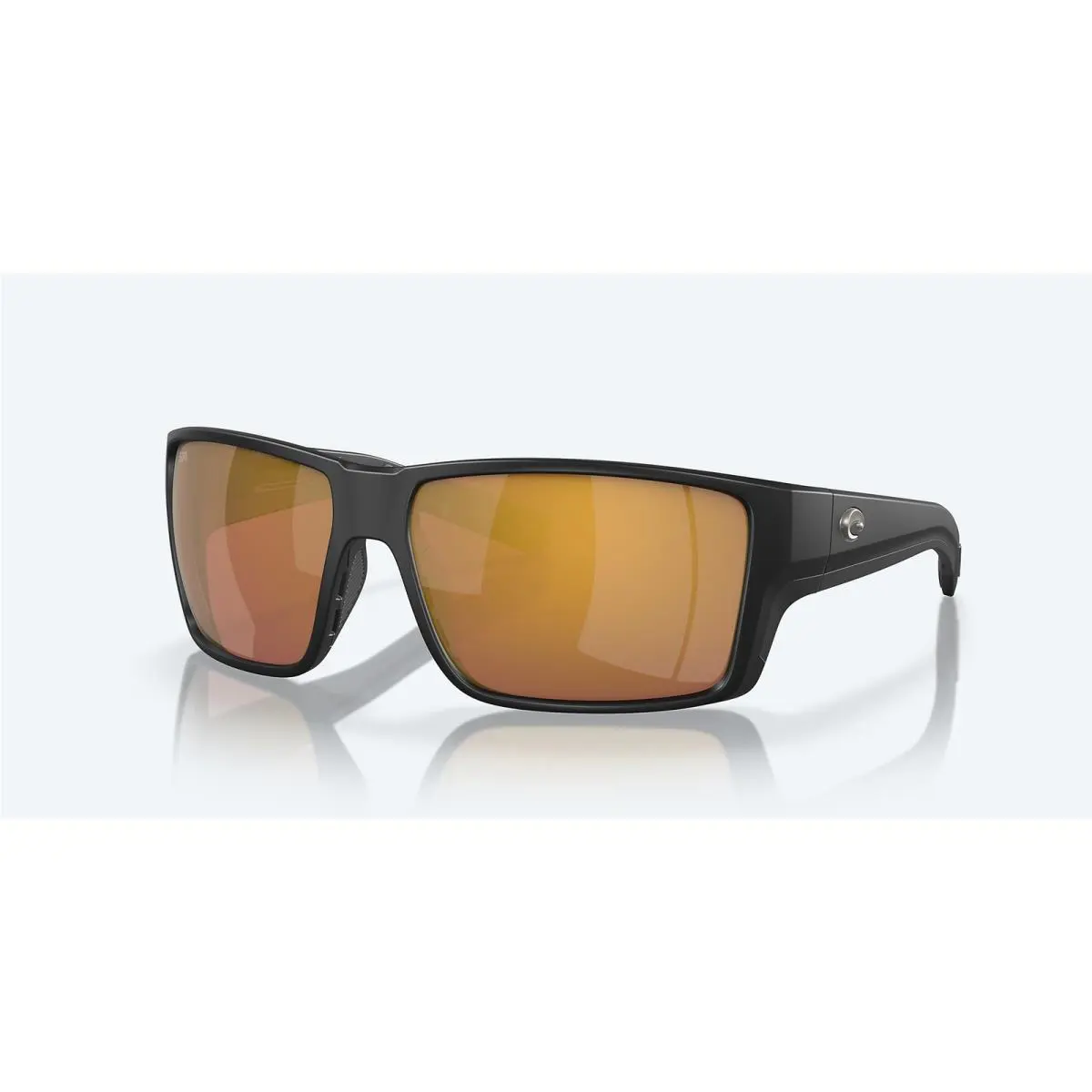 Costa Del Mar Reefton Pro Matte Black/gold Mirror 580G Polarized 63mm Sunglasses