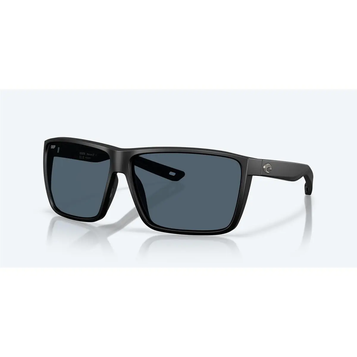 Costa Del Mar Rincon II Matte Black/gray 580P Polarized Men`s Sunglasses