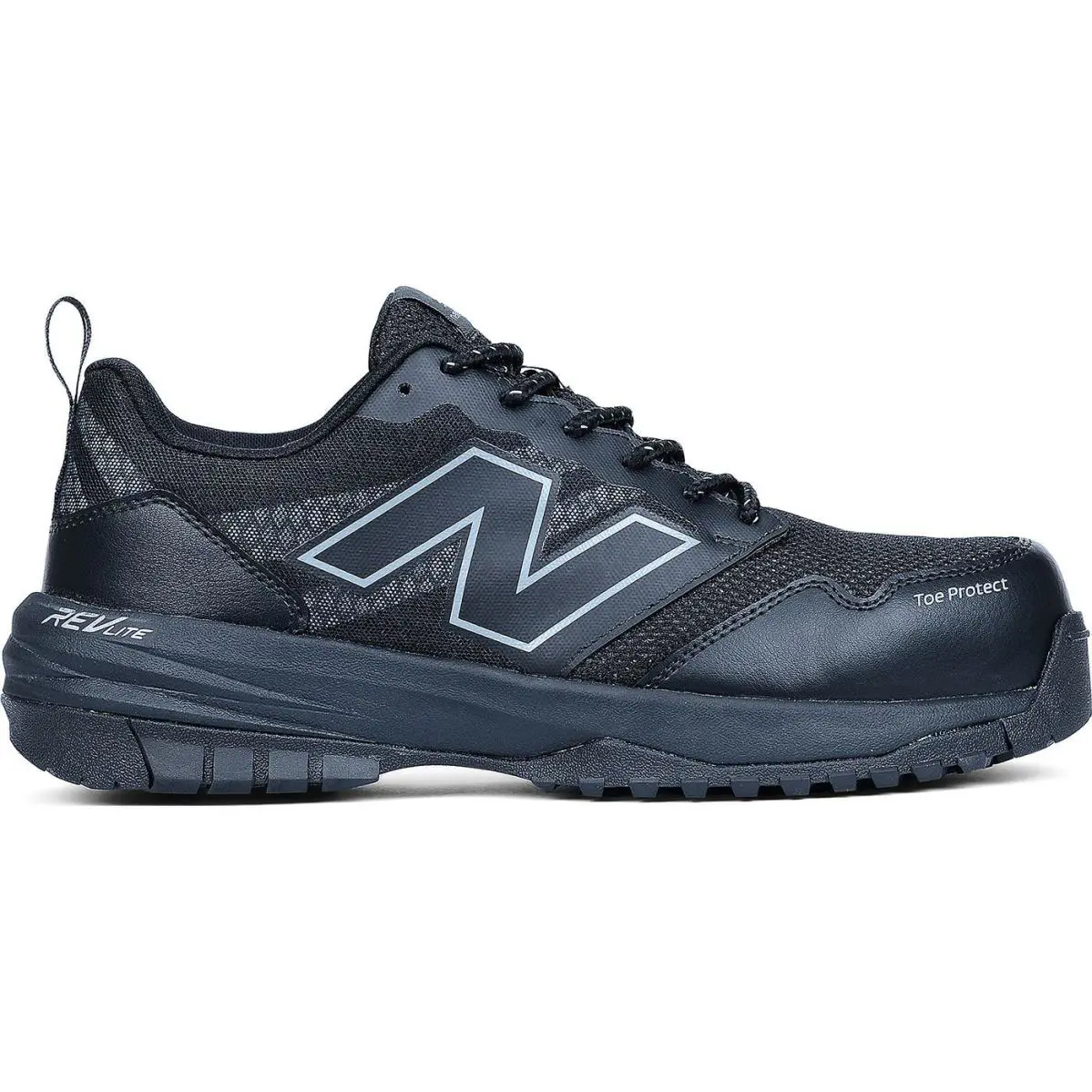 New Balance Quikshift Men`s Composite Toe Electrical Hazard Athletic Work Shoe - BLACK BLACK