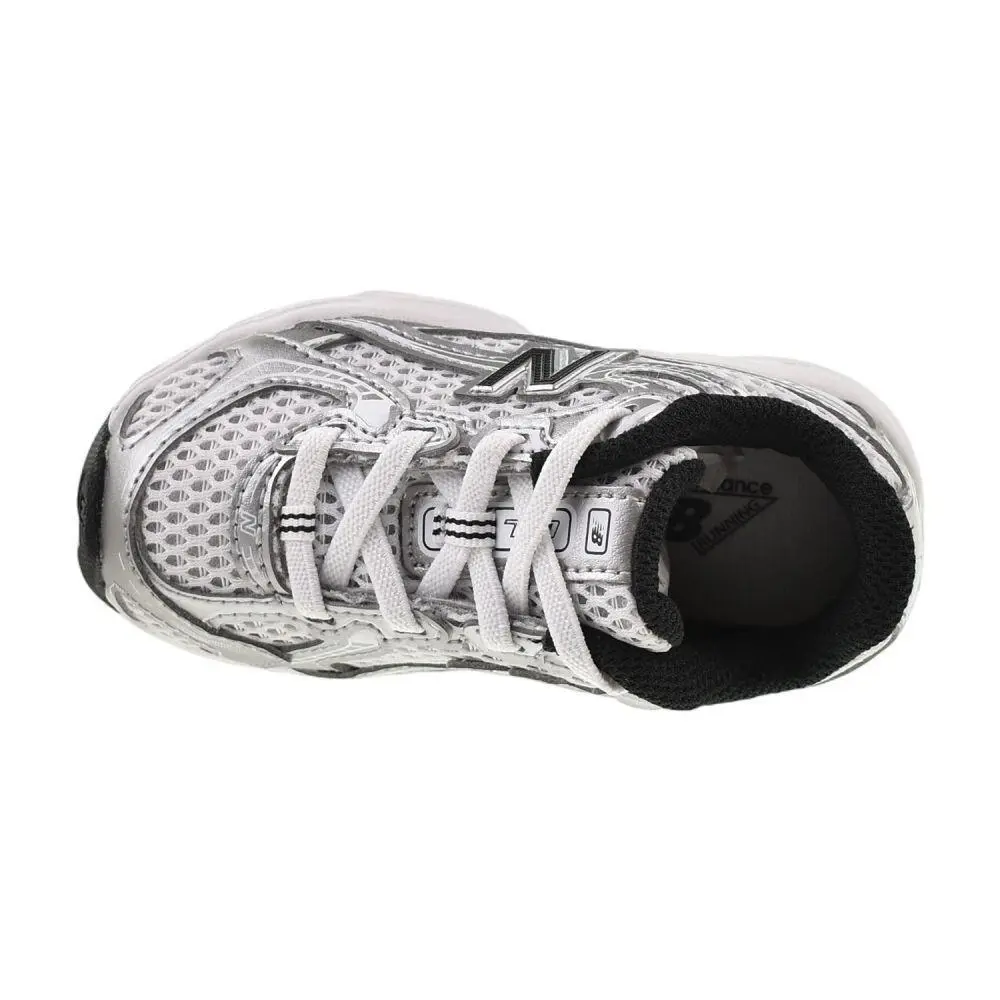 New Balance shoes - White/Silver Metallic/Black 3