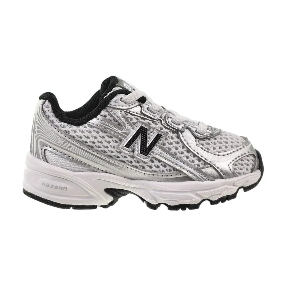 New Balance shoes - White/Silver Metallic/Black 5