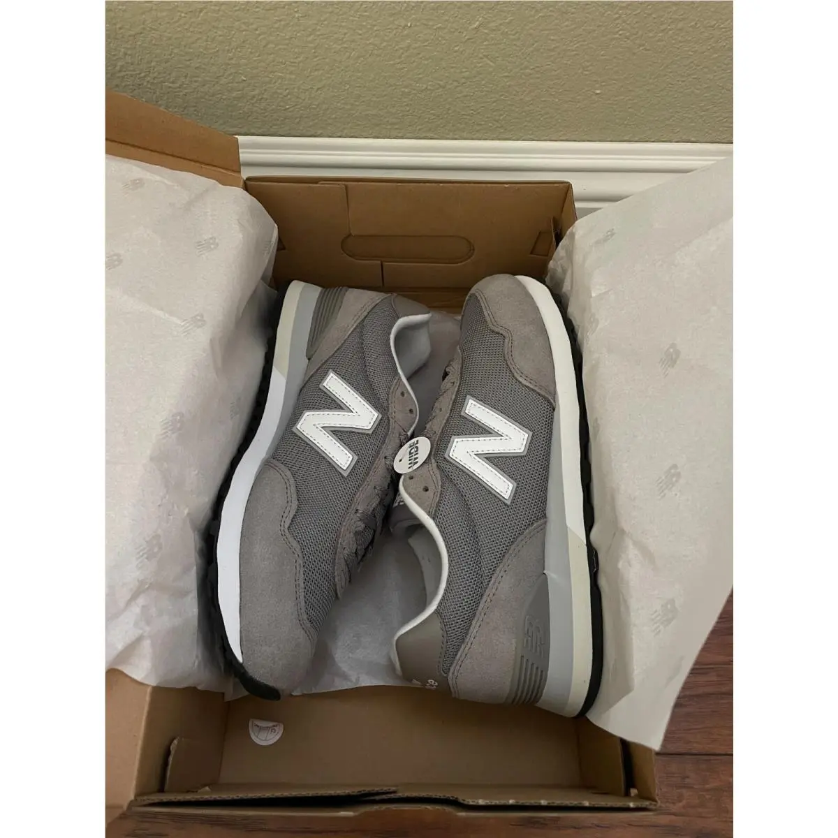 New Balance shoes - Grey with White 10