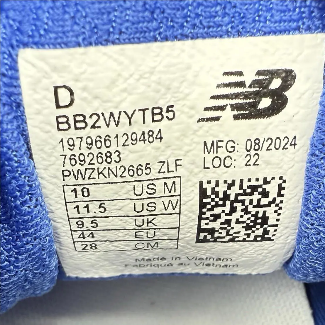 New Balance shoes - New Balance Two WXY v5 - BB2WYTB5 - Blue 1