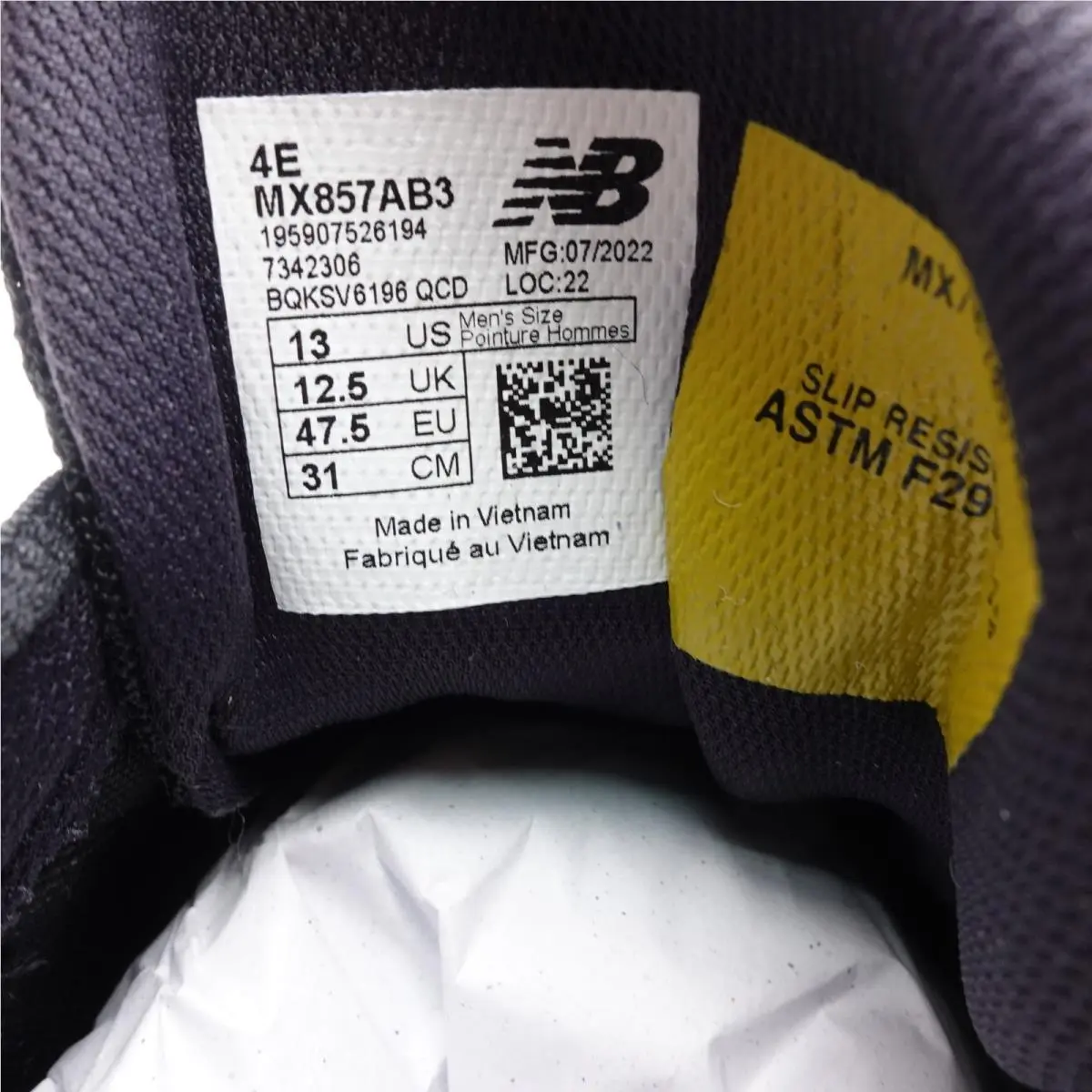 New Balance shoes - New Balance 857 - MX857AB3 - Black 16