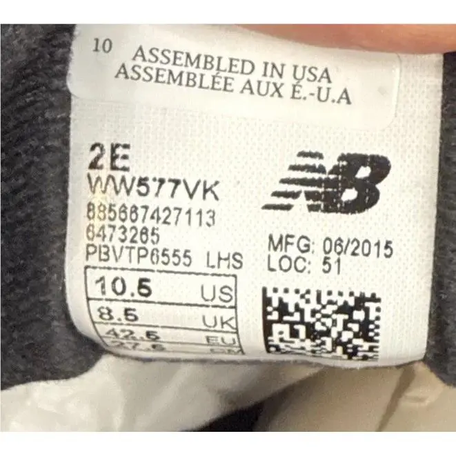 New Balance shoes - New Balance 577 - WW577VK - Black (UPC: 0885667427113) 13