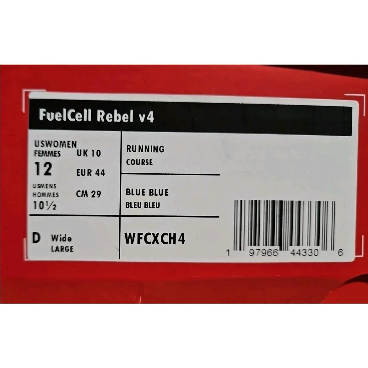 New Balance shoes - FuelCell Rebel V4 - FuelCell Rebel - WFCXCH4 - Blue (UPC: 197966443306) 9