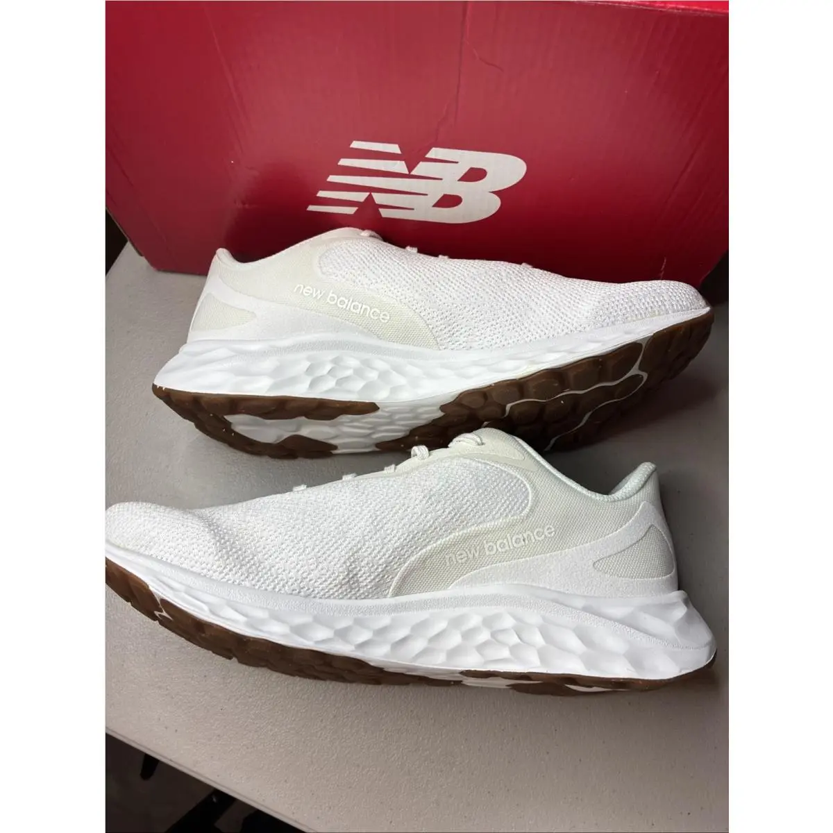 New Balance shoes - New Balance Fresh Foam Arishi - WARISFC4 - Sea Salt/Orange Fuzz (UPC: 196652984529) 0