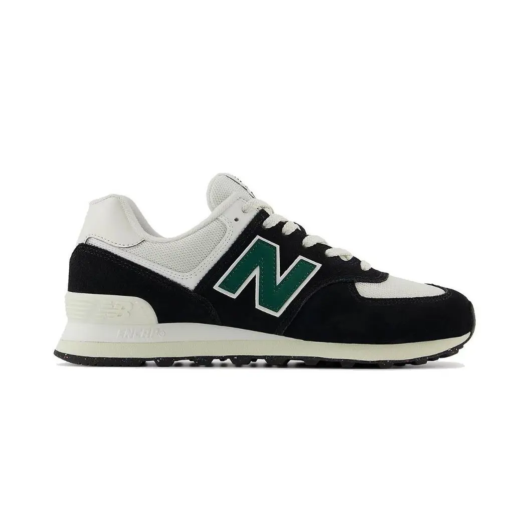New Balance shoes - New Balance 574 - U574RBG - Black / White / Green (UPC: 196941359311) 1