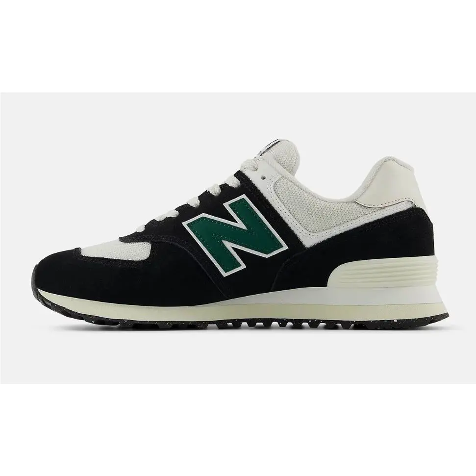 New Balance shoes - New Balance 574 - U574RBG - Black / White / Green (UPC: 196941359311) 0
