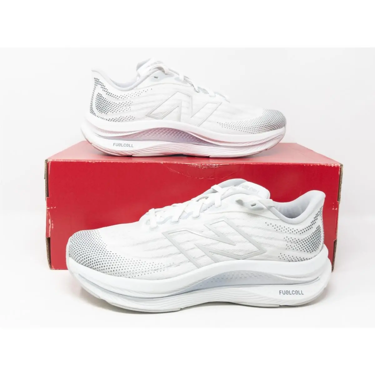 Sz 8.5 2E New Balance Fuel Cell Walker Elite v1 Shoes White WWWKECS1 Women`s
