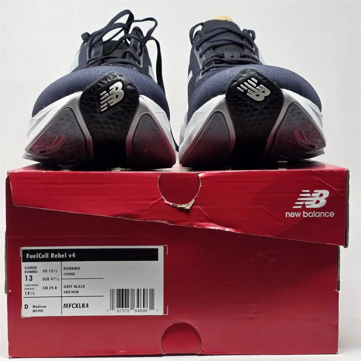 New Balance shoes - New Balance FuelCell Rebel v4 - MFCXLK4 - Black (UPC: 197375646961) 10