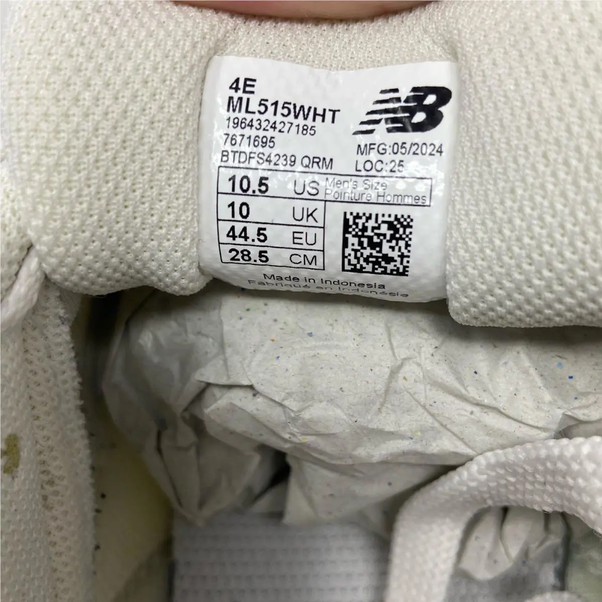 New Balance shoes - New Balance 515 - ML515WHT - Gray (UPC: 0196432426805) 5