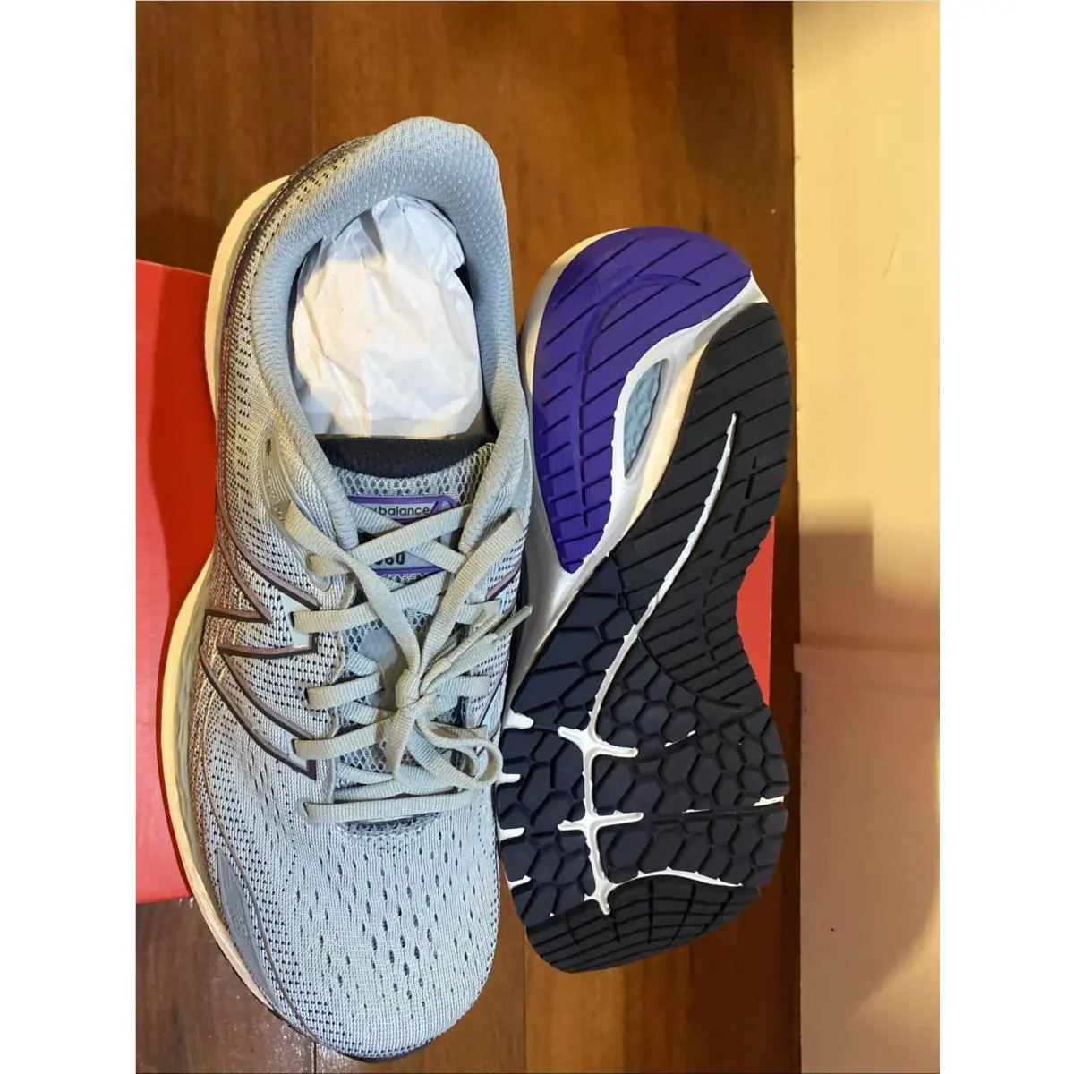 New Balance shoes - M860S12 - M860S12 - Gray/purple 1