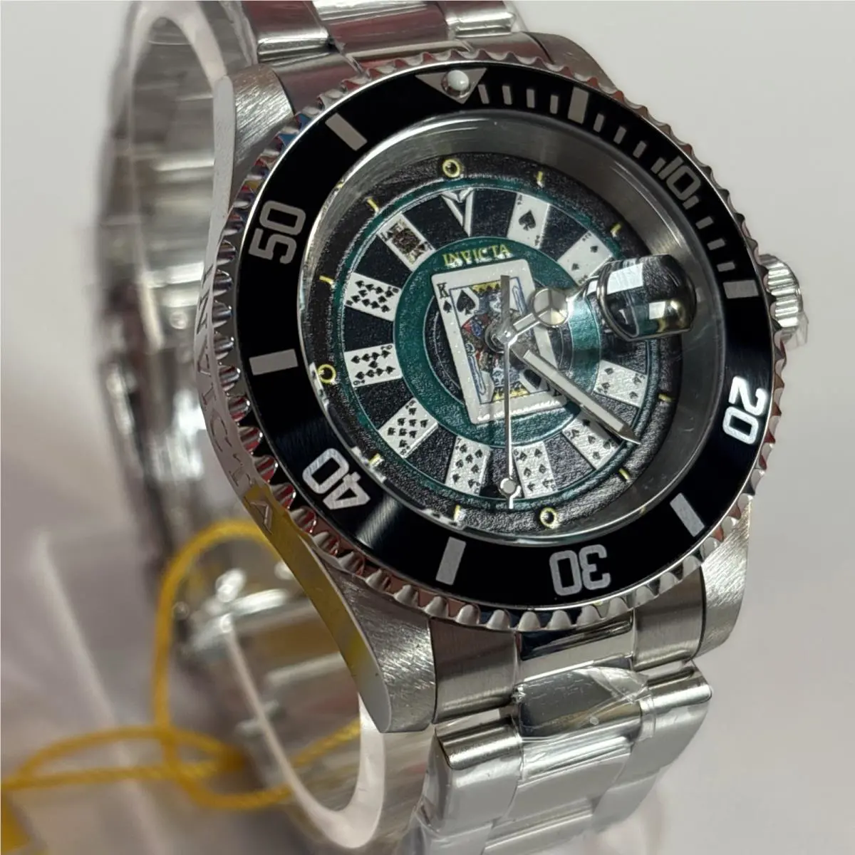 Invicta Pro Diver House of Cards Men`s Watch - 40mm Steel 50524 Collector pc
