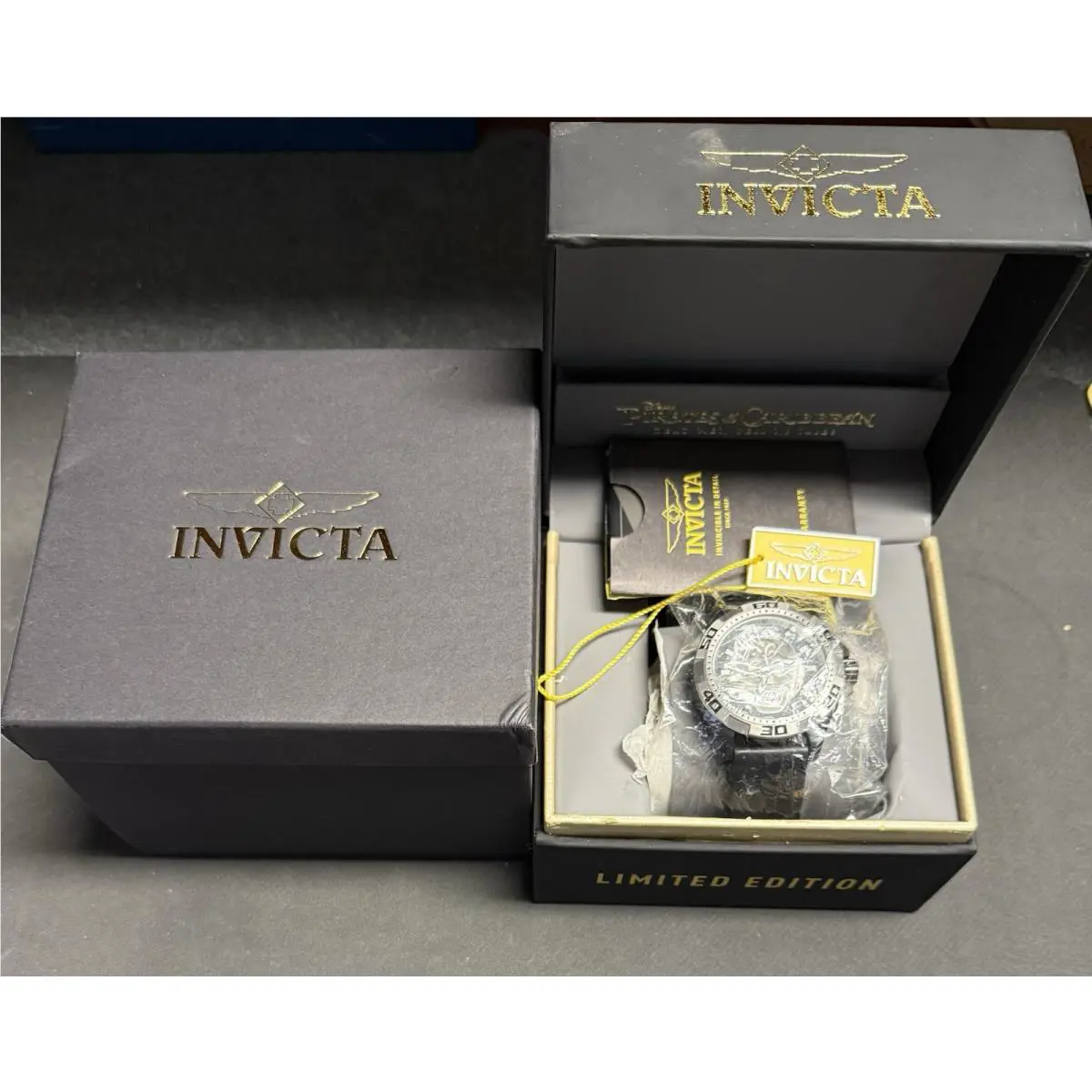 Limited Edition Invicta Pirates Of The Caribbean 25229 Automatic Watch w Ogp