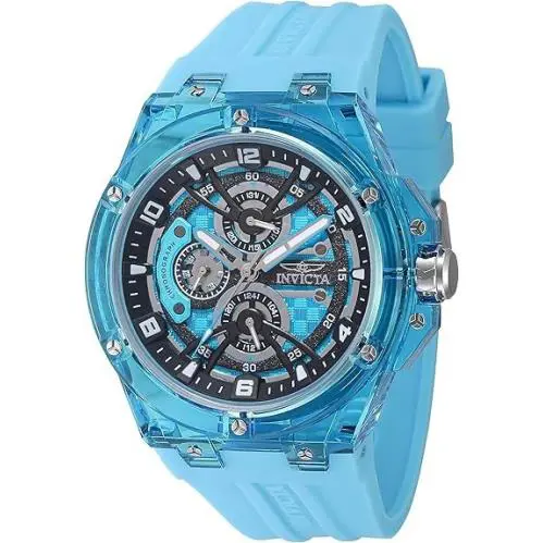 Invicta Men`s Racing 46mm Blue VH67 Quartz Watch IN-48797