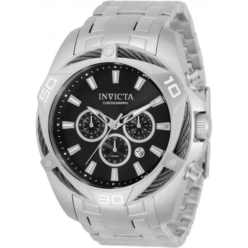 Invicta Bolt Chronograph Quartz Grey Dial Men`s Watch 34118
