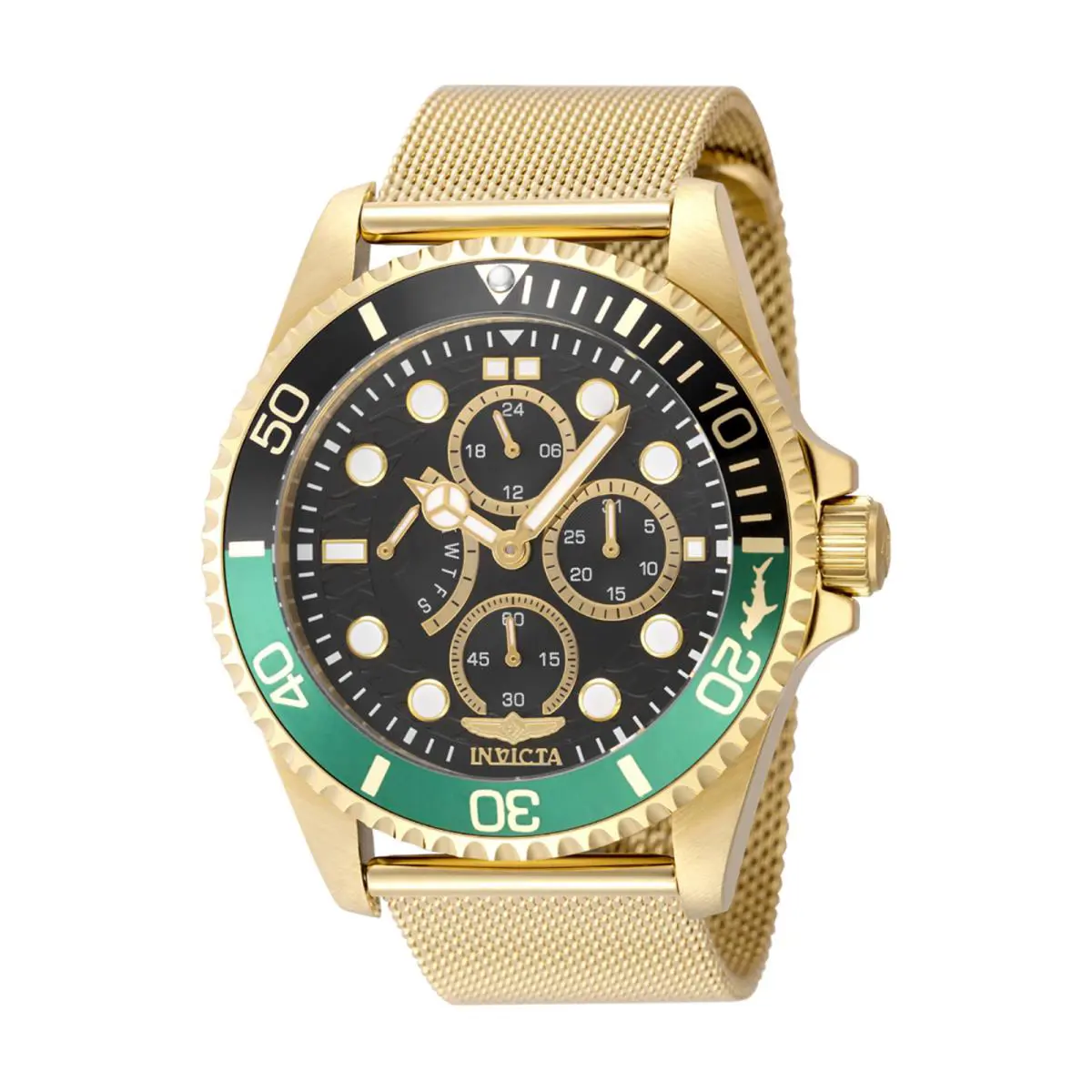 Invicta Pro Diver Men`s 49405 43mm Stainless Steel Gold Tone Watch