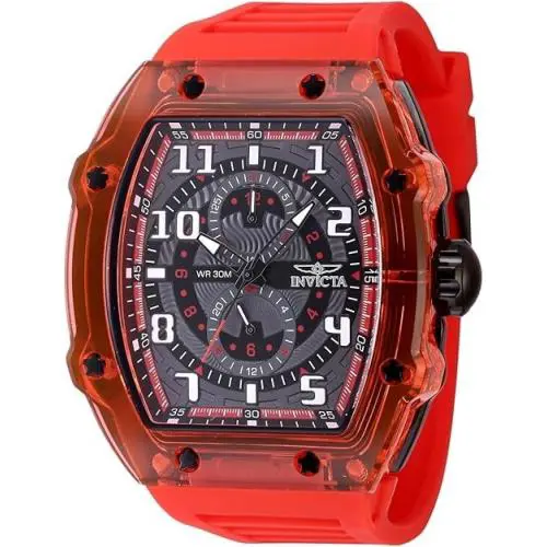 Invicta Men`s Racing 48.5mm VH67 Quartz Red Watch IN-48720