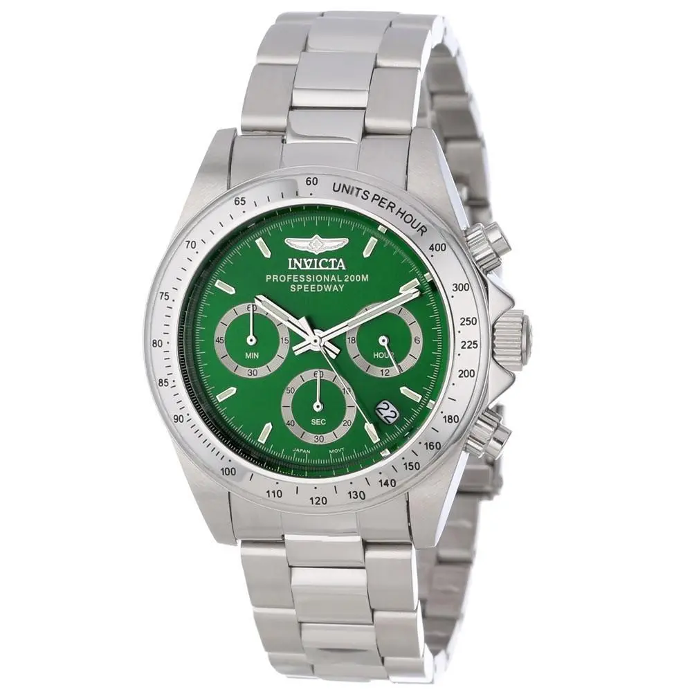 Invicta Women`s 14384 Speedway Quartz Chronograph Green Dial Watch