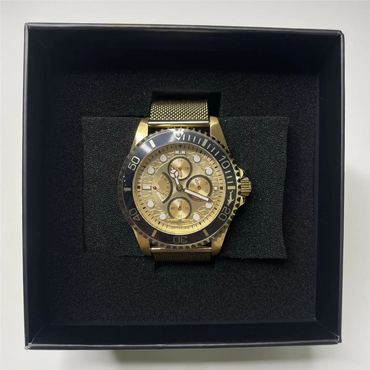 Invicta Pro Diver Men 43mm Stainless Steel Gold 49403 Quartz