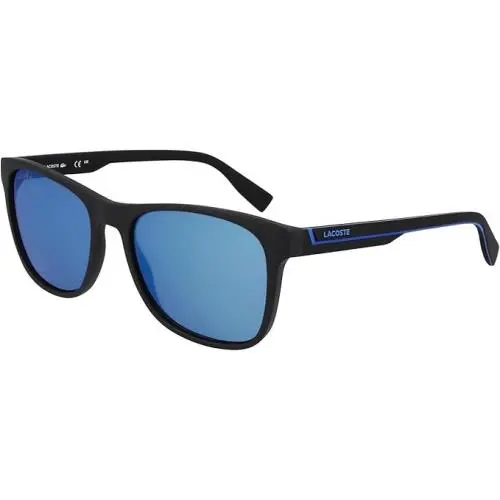 Lacoste Men`s Rectangular Sunglasses - Matte Black - L6031
