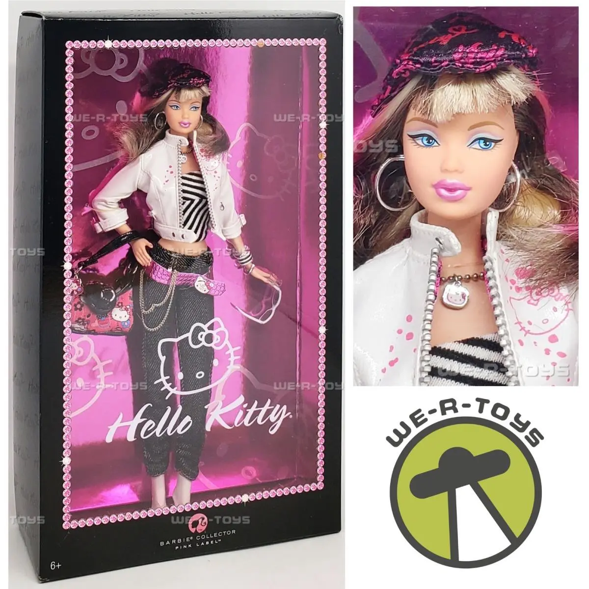 Hello Kitty Pink Label Barbie Collector Doll 2007 Mattel L4687