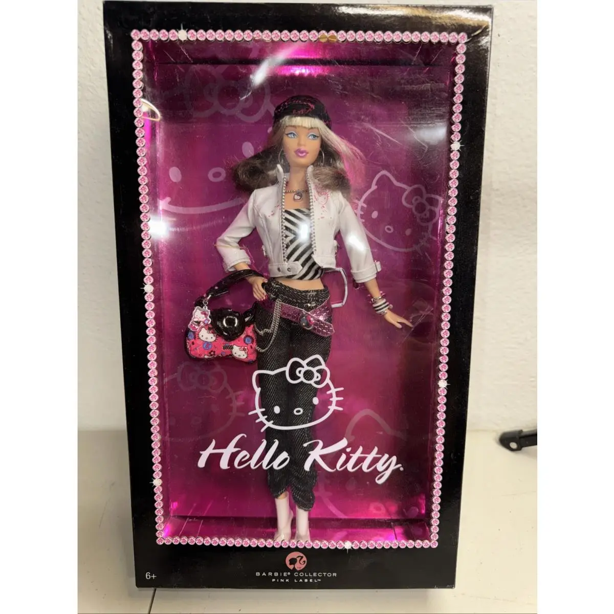 Mattel Barbie Hello Kitty Doll Pop Culture Collection Pink Label L4687 Nrfb