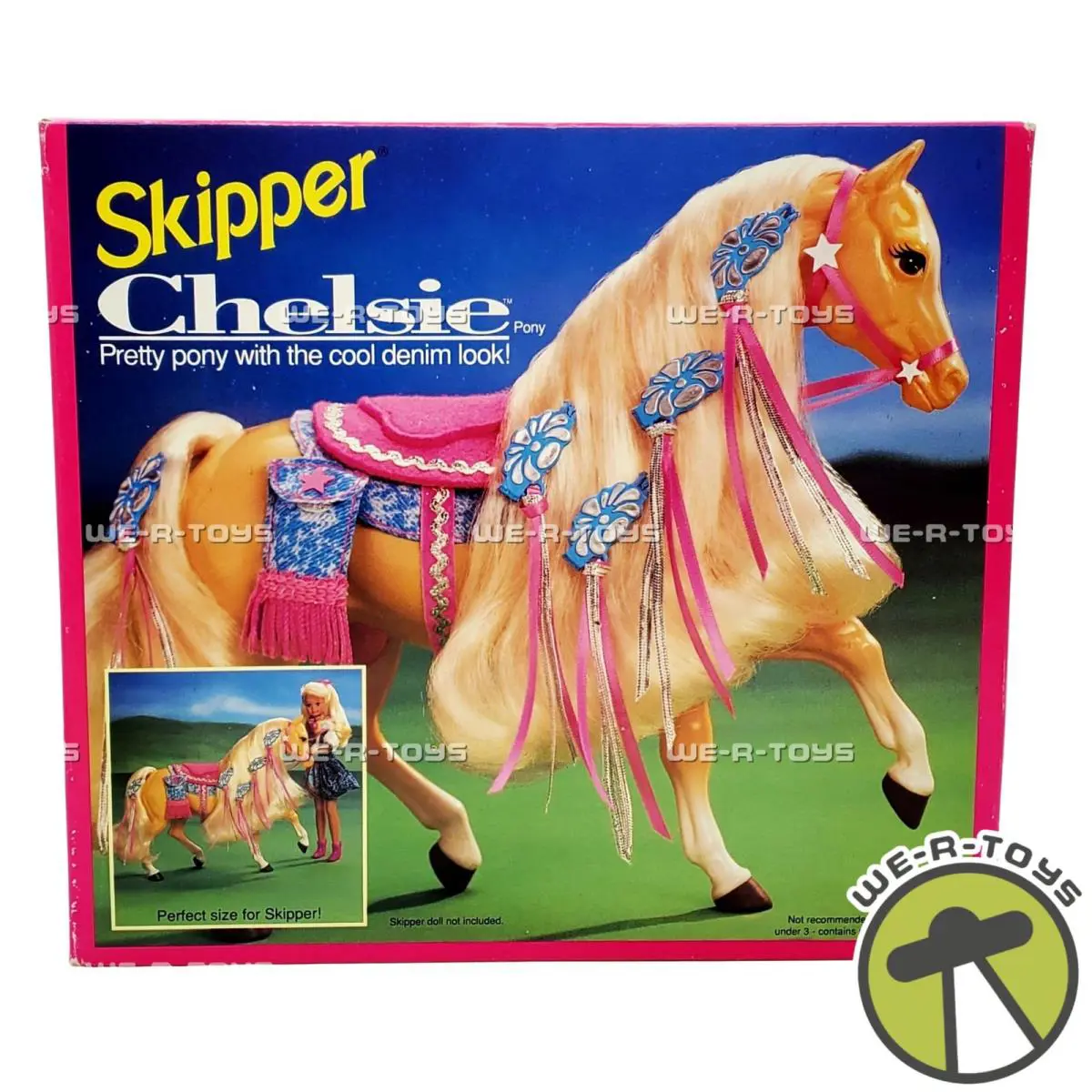 1992 Vintage Mattel Barbie Skipper Ginger Pony Nrfb 10081