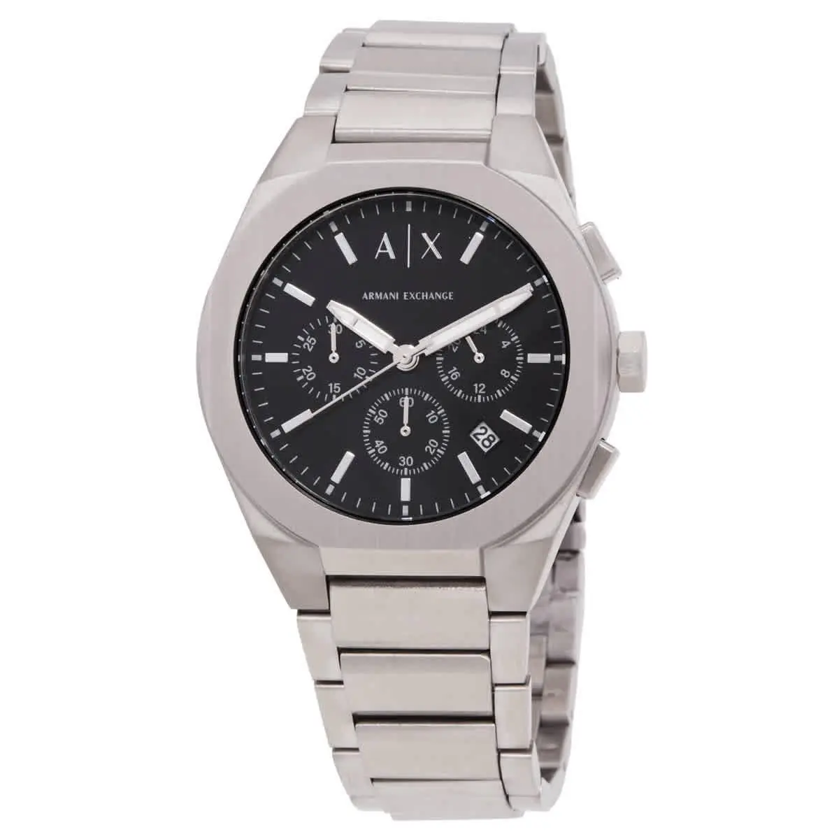 Armani Exchange Rafael Chronograph Quartz Black Dial Men`s Watch AX4186