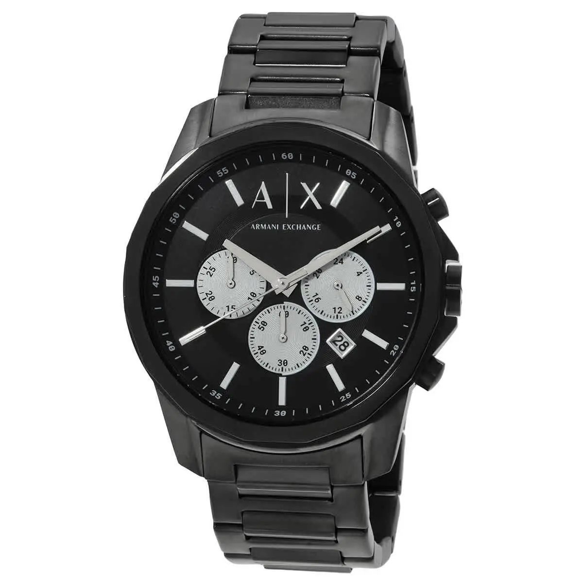Armani Exchange Banks Chronograph Quartz Black Dial Men`s Watch AX1765