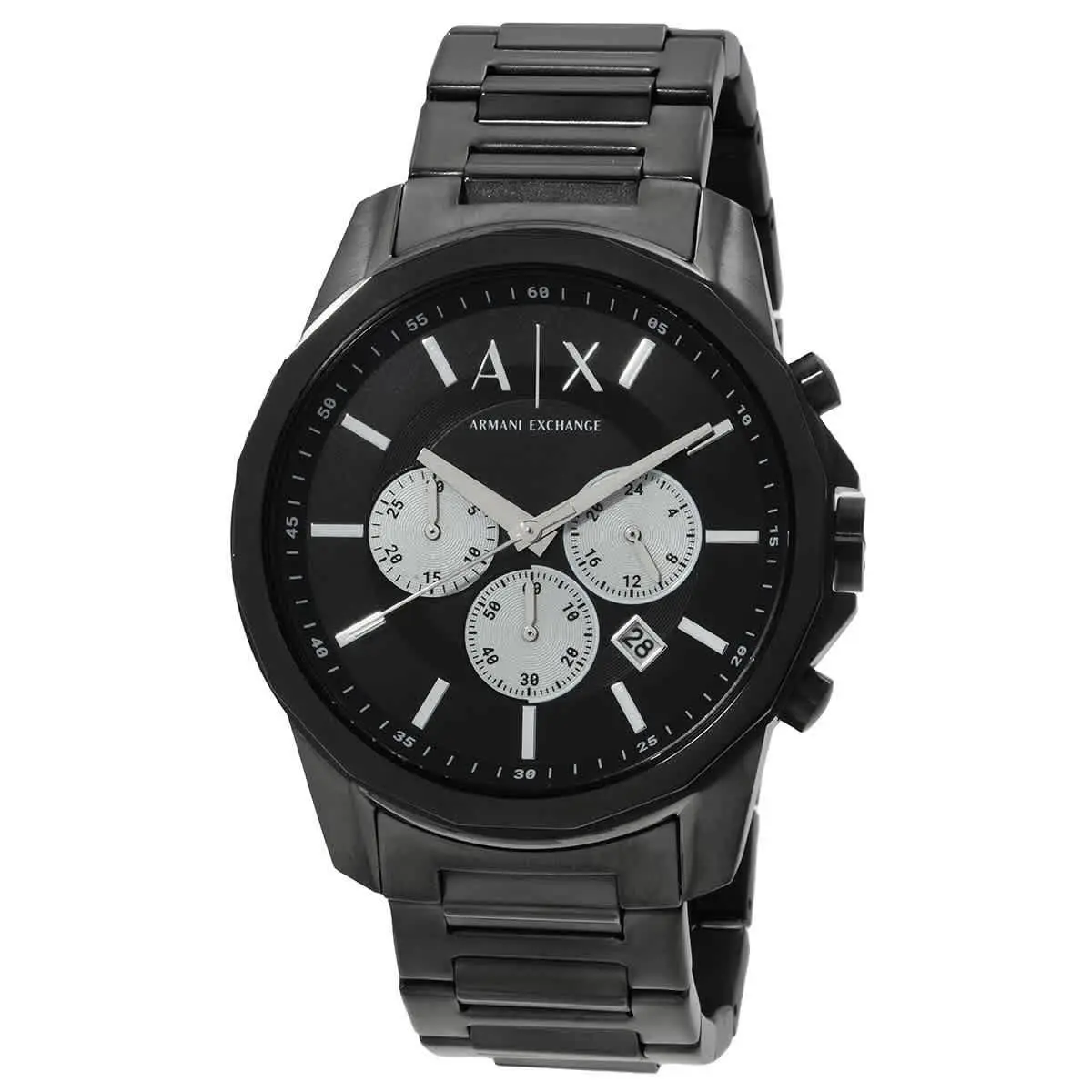 Banks Chronograph Quartz Black Dial Men`s Watch AX1765 by Armani Exchange