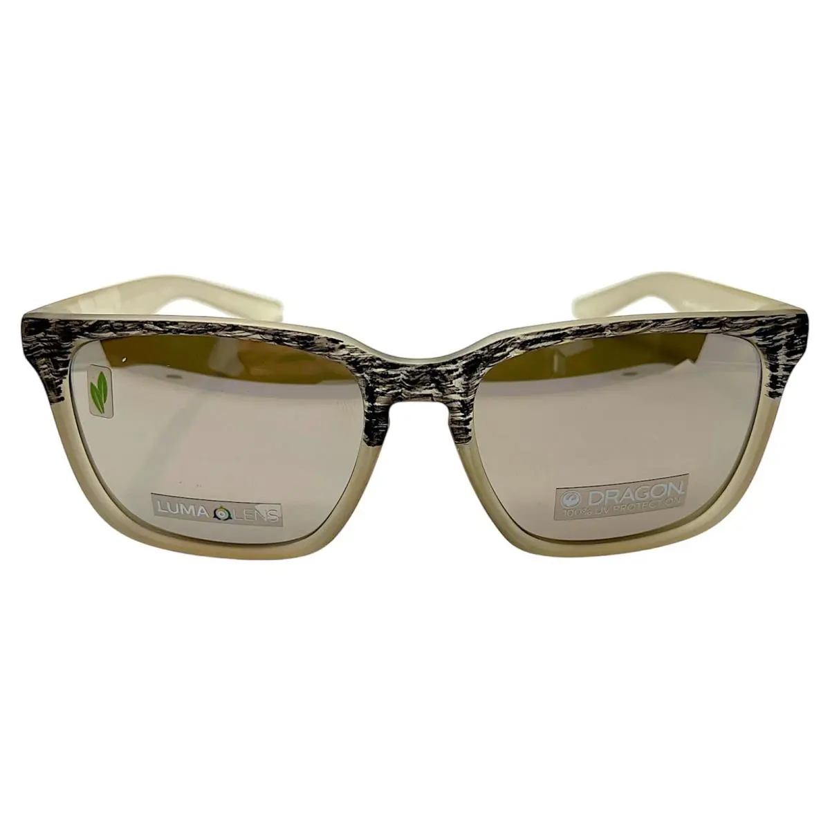 Dragon - Baile XL LL Ion 058 58/19/150 - Ashwood Grey - Sunglasses - Frame: Gray, Lens: Silver, Exact Lens: Brown Luma Lens w/ Silver Flash Mirror