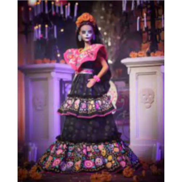 2021 Barbie Dia De Muertos Doll GXL27 In Orginal Shipper Nrfb