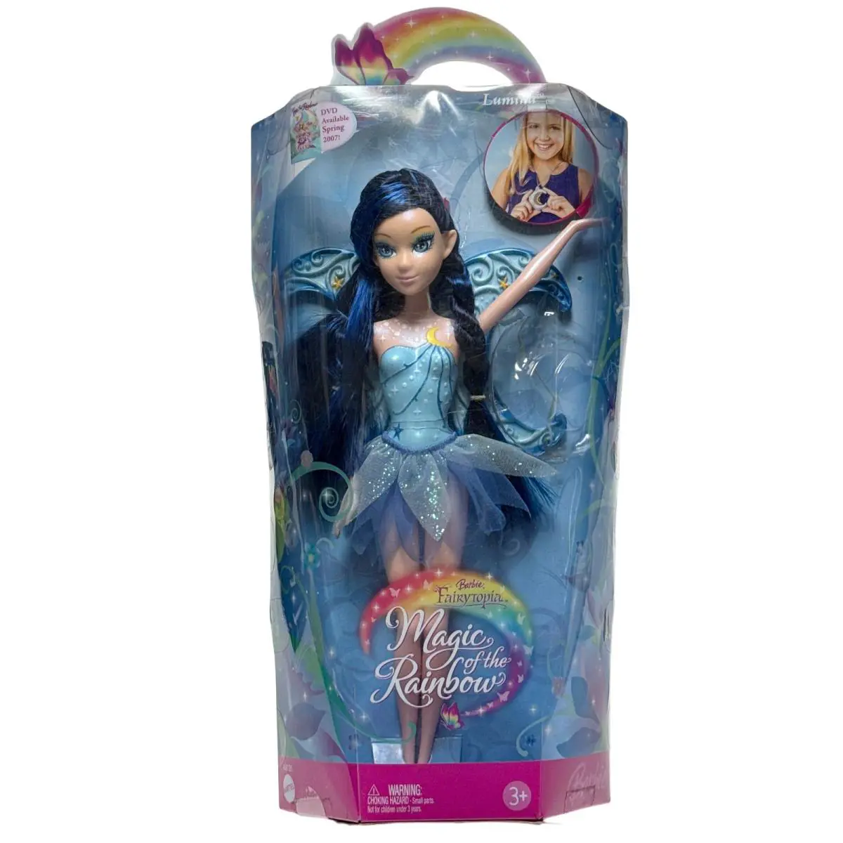 Barbie Fairytopia Lumina Fairy Doll Magic OF The Rainbow K8135 Missing Necklace